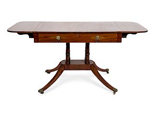 A Regency Mahogany Sofa Table