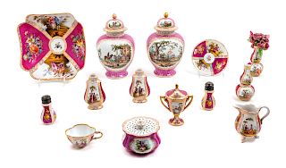 A Group of Meissen and Other German Porcelain Articles