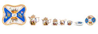 A Dresden Porcelain Tea Service