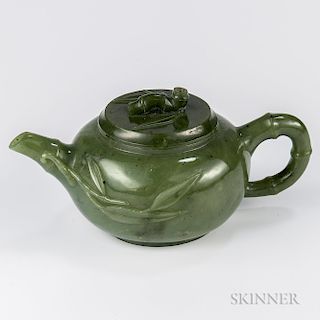 Miniature Jade Teapot