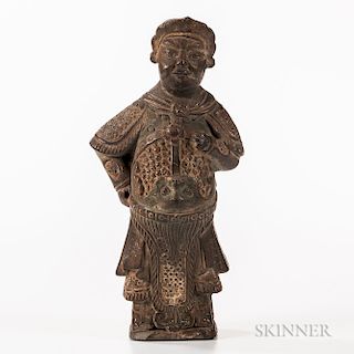 Stone Figure of a Warrior