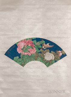 Hanging Scroll Fan Painting