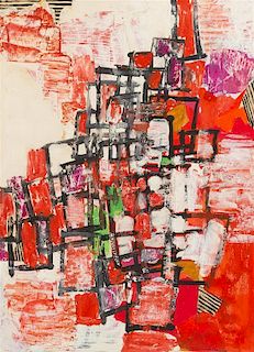 Natalia Dumitresco, (French/Romanian, 1915-1997), Abstraction