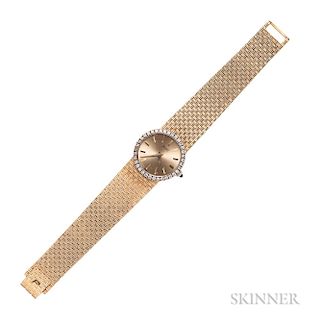 Lady's 18kt Gold and Diamond Wristwatch, Piaget