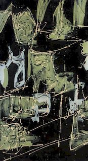 Ezio Martinelli, (American, 1913-1981), Untitled (Abstraction), 1949