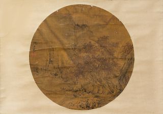 Attributed to Shen Shichong
Image: height 12 1/8 x width 17 1/2 in., 31 x 45 cm. 