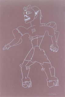 Karl Wirsum, (American, b. 1939), Untitled (Robot Lady)
