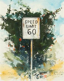 Stephen Scott Young, (American, b. 1957), Speed Limit, 2000