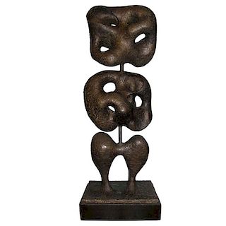 Abstract Bronze Sculpture "Totem" from the Oceania Series by Seena Donneson