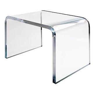 The Extrados Lucite Desk / Table by Craig Van Den Brulle