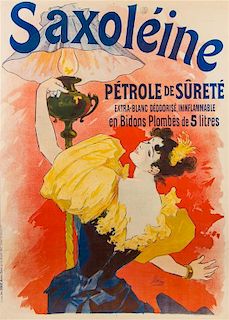 Jules Cheret, (French, 1836-1932), Saxoleine (Petrole de Surete)