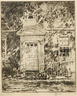 Childe Hassam, (American, 1859-1935), Portsmouth Doorway, 1916