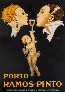 Rene Vincent, (French, 1879-1936), Porto Ramos-Pinto, 1930