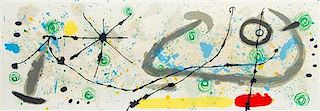 Joan Miro, (Spanish, 1893-1983), Untitled (from Le Lezard Aux Plumes D'or), 1967