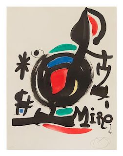 * Joan Miro, (Spanish, 1893-1983), Les essencies de la terra, 1969