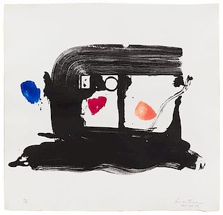 Helen Frankenthaler, (American, 1928-2011), Postcard for James Schuyler