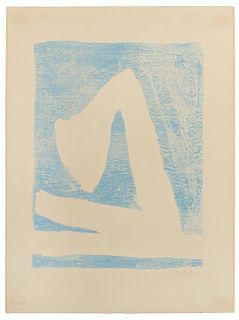 Robert Motherwell, (American, 1915-1991), Summer in Italy with Blue, 1966