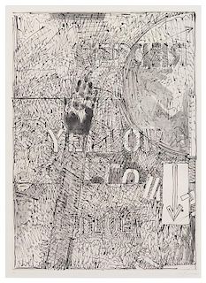 Jasper Johns, (American, b. 1930), Lands End II, 1979