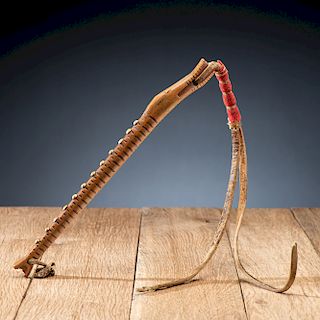 Southern Plains Carved Wood Quirt, From the James B. Scoville Collection