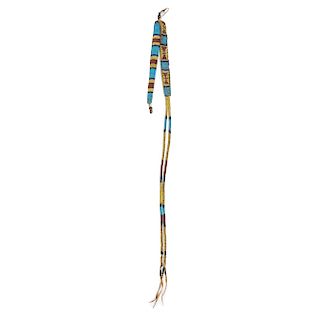 Cheyenne Beaded Hide Awl Case, From the James B. Scoville Collection