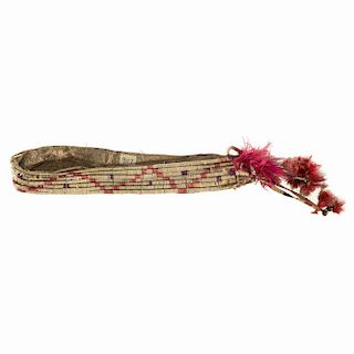 Sioux Quilled Headband, From the James B. Scoville Collection