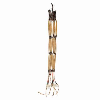 Sioux Bone Hairpipe Ornament, From the James B. Scoville Collection