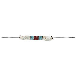 Plains Beaded Choker, From the James B. Scoville Colelction