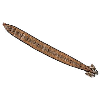 Anishinaabe Snakeskin Sash, From the James B. Scoville Collection