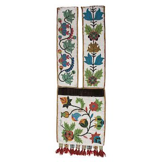 Anishinaabe Beaded Bandolier Bag, From the James B. Scoville Collection