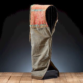Sioux Quilled Buffalo Hide Soft Cradle, From the James B. Scoville Collection