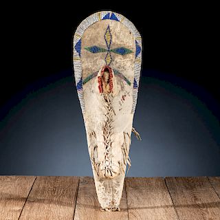 Nez Perce Beaded Hide Toy Cradle, From the James B. Scoville Collection