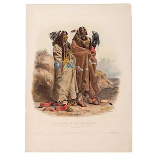 Karl Bodmer (Swiss, 1809-1893) Aquatint Etching, From the James B. Scoville Collection
