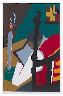 Jacob Lawrence, (American, 1917-2000), Contemplation, 1993