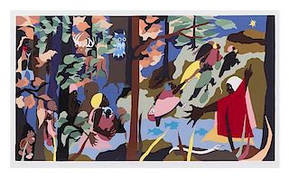 Jacob Lawrence, (American, 1917-2000), Forward Together, 1997