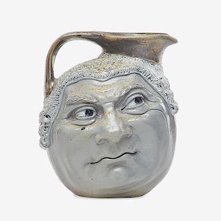 MARTIN BROTHERS Barrister double-sided face jug