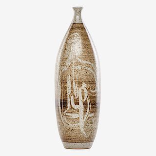 A. BOHROD; C. BALL Tall vase