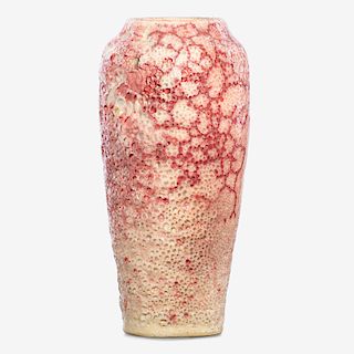 H. ROBERTSON; CKAW Volcanic oxblood vase