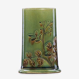LINNA IRELAN; ROBLIN Rare vase with flowers