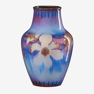 SARA SAX; ROOKWOOD Black Opal vase