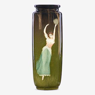 HARRIET WILCOX; ROOKWOOD Rare Iris Glaze vase