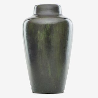 CLEWELL Large copper-clad vase