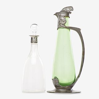 LIBERTY & CO. Tudric claret jug, bottle