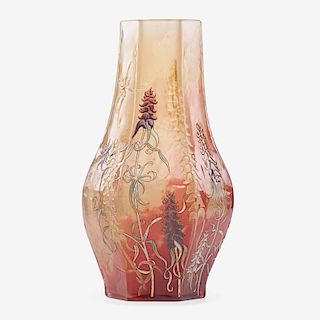 GALLE Fine large vase