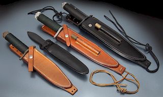 (4) Jimmy Lile #66 knife set,