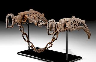 Ornate Viking Iron Horse Bit