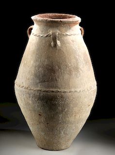Ancient Arabian Pottery Grain Storage Urn w/ TL
