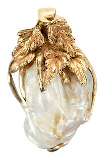 14kt. Tennessee River Pearl Pendant
