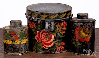 Toleware canister, etc.