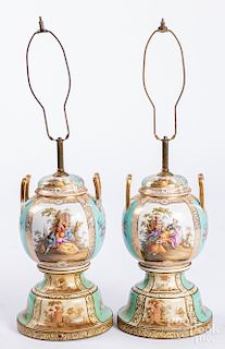 Pair of Victorian ginger jars