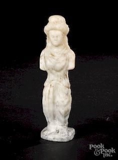 Roman style marble goddess figure